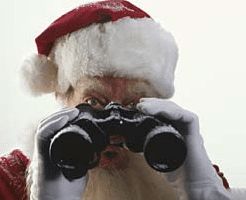 Santa is wathcing you